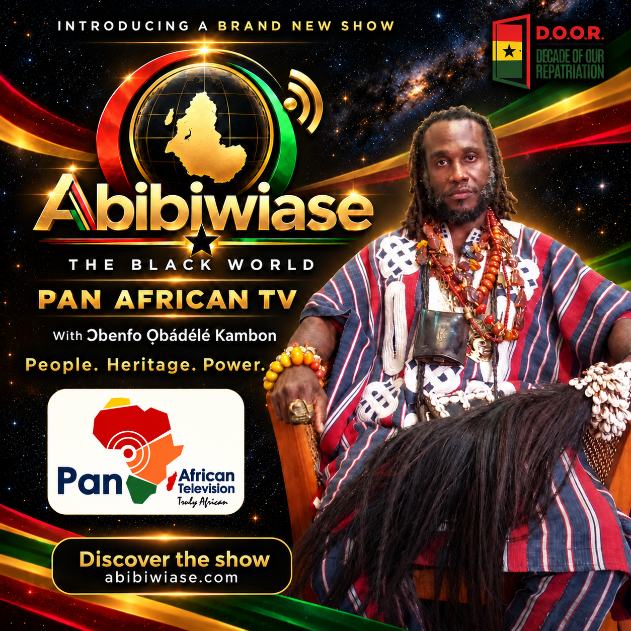 Introducing Abibiwiase: The Black World — a brand new show on Pan African TV