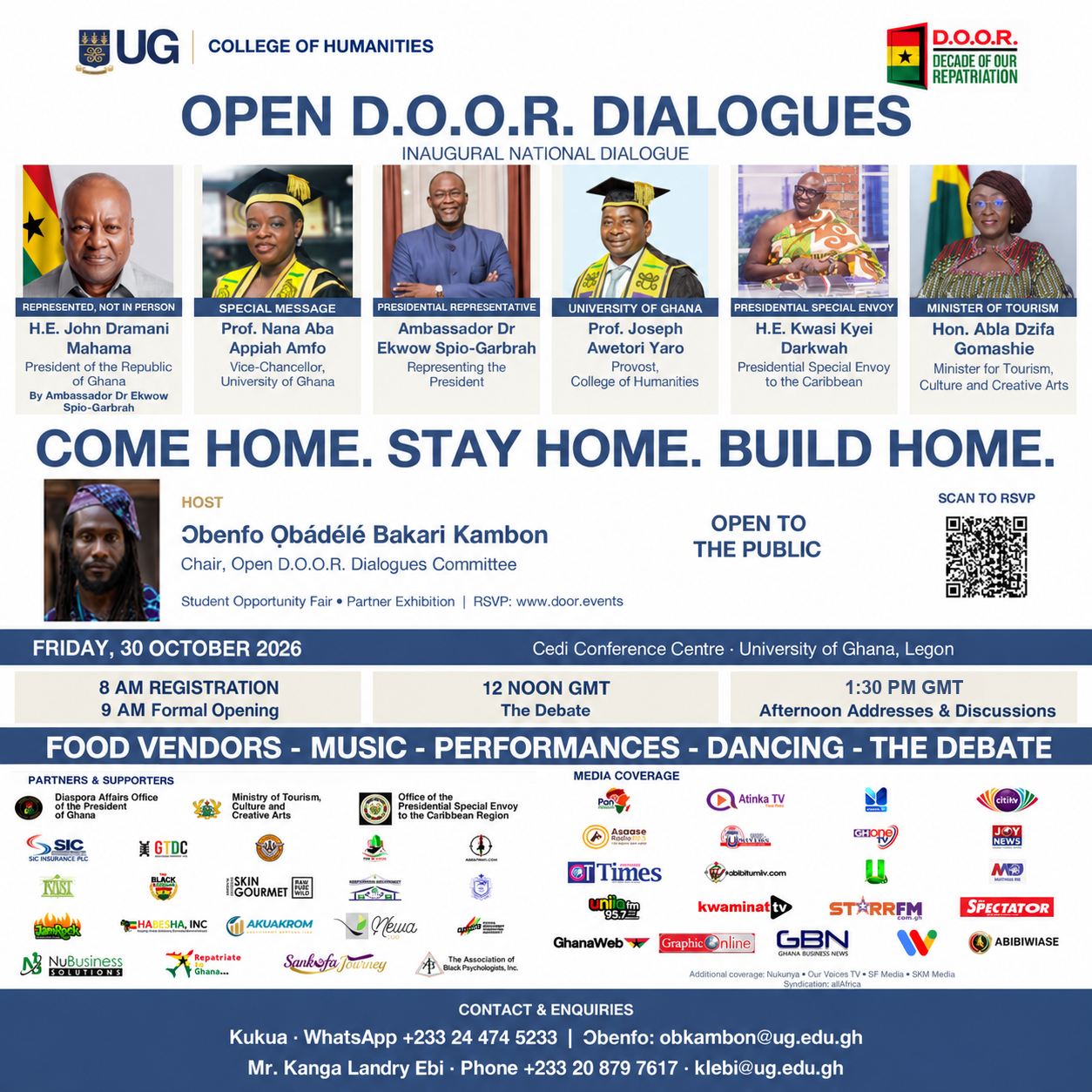 1 day left — Open D.O.O.R. Dialogues: Come Home. Stay Home. Build Home.