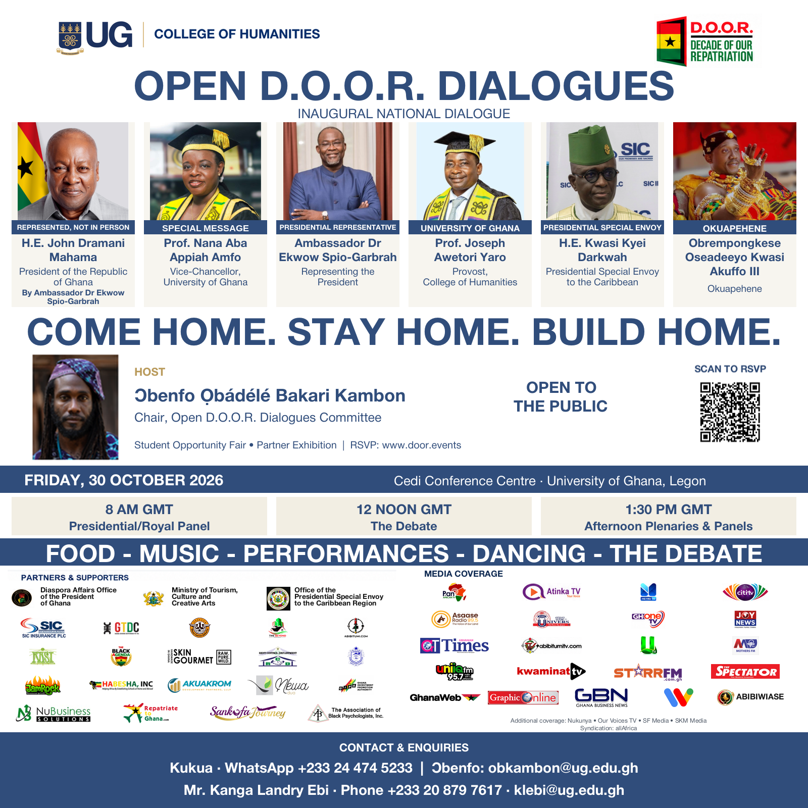6 days left — Open D.O.O.R. Dialogues: Come Home. Stay Home. Build Home.