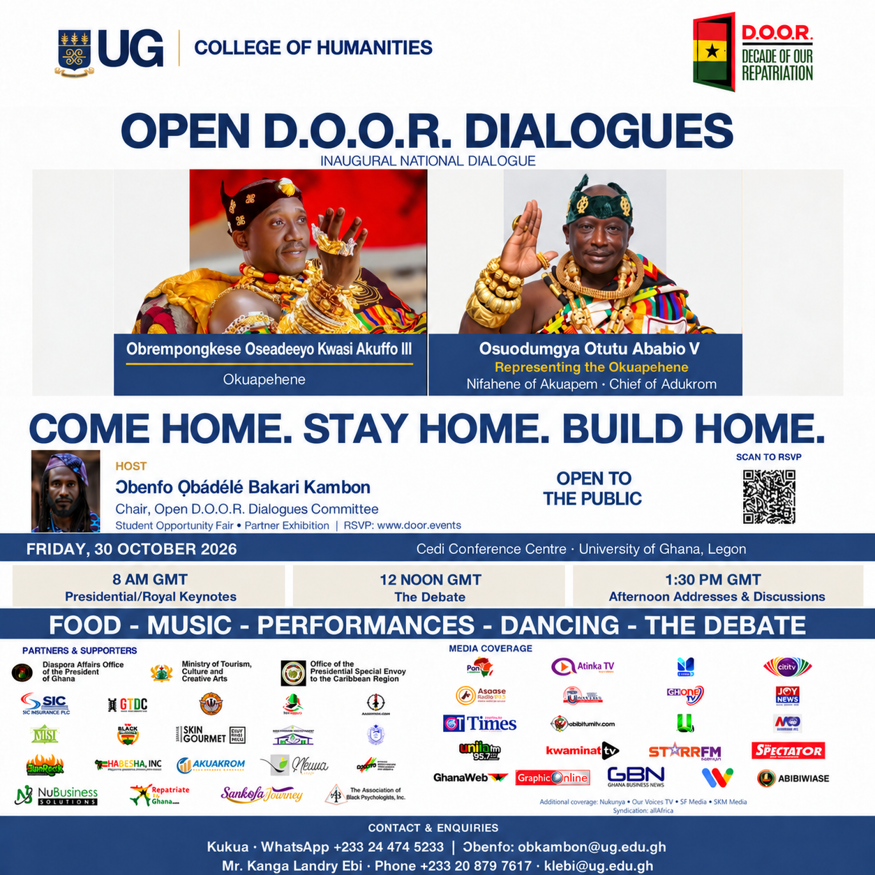 Today — Akuapem royal representation at Open D.O.O.R. Dialogues