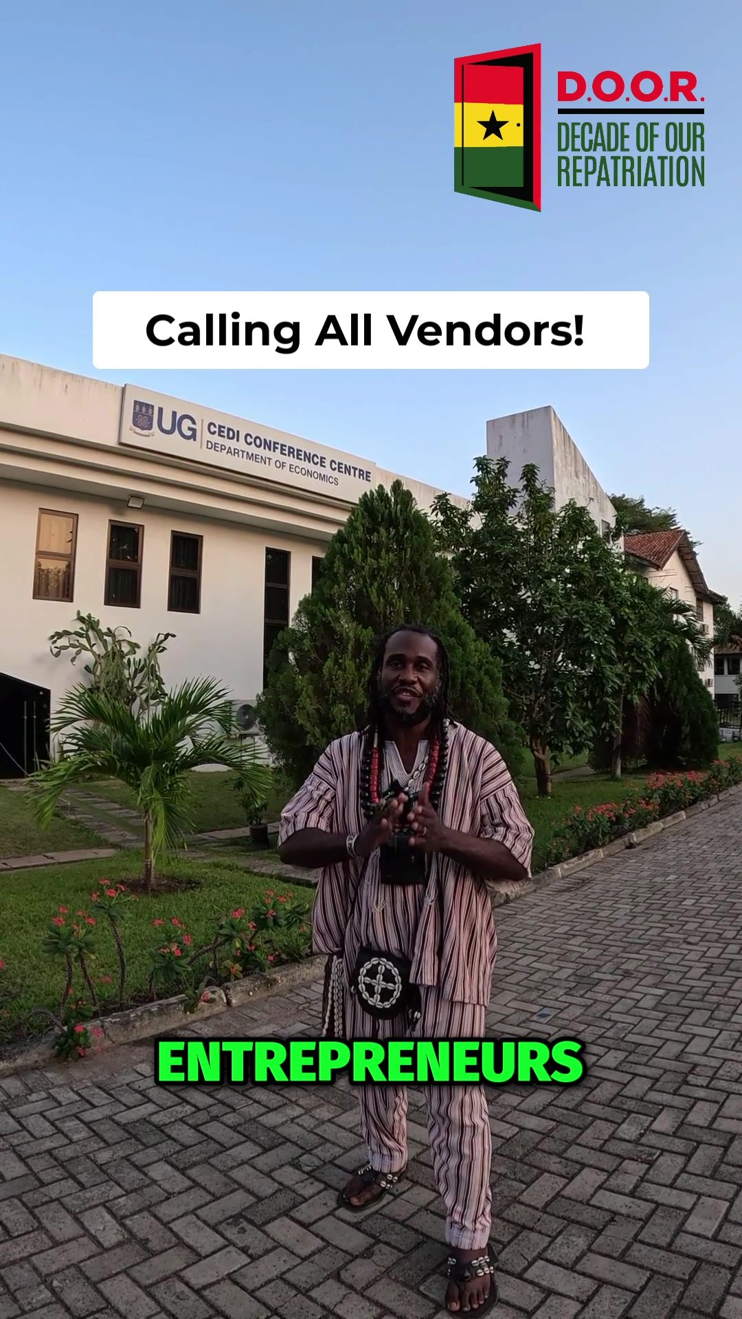 6 days left — Calling food vendors from the Cedi Conference Centre